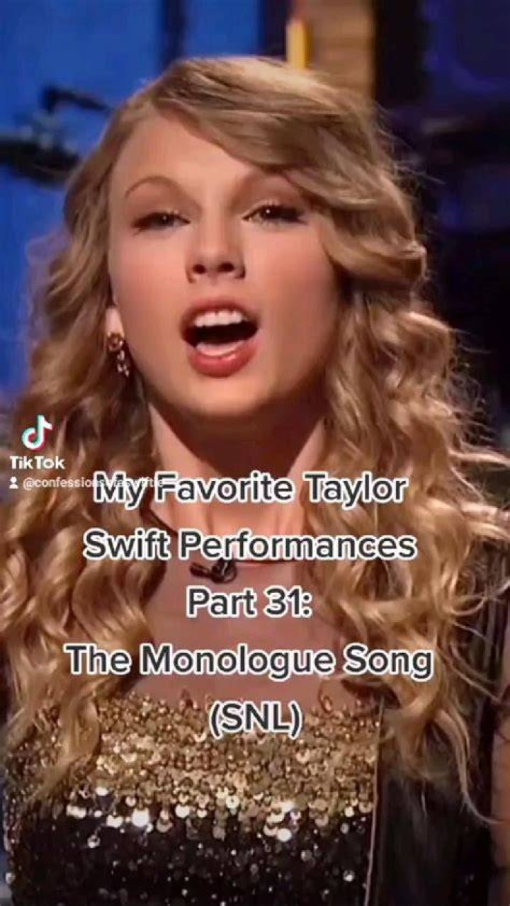 แปลเพลง Taylor Swift Monologue song (Live in SNL) เนื้อเพลง แปล