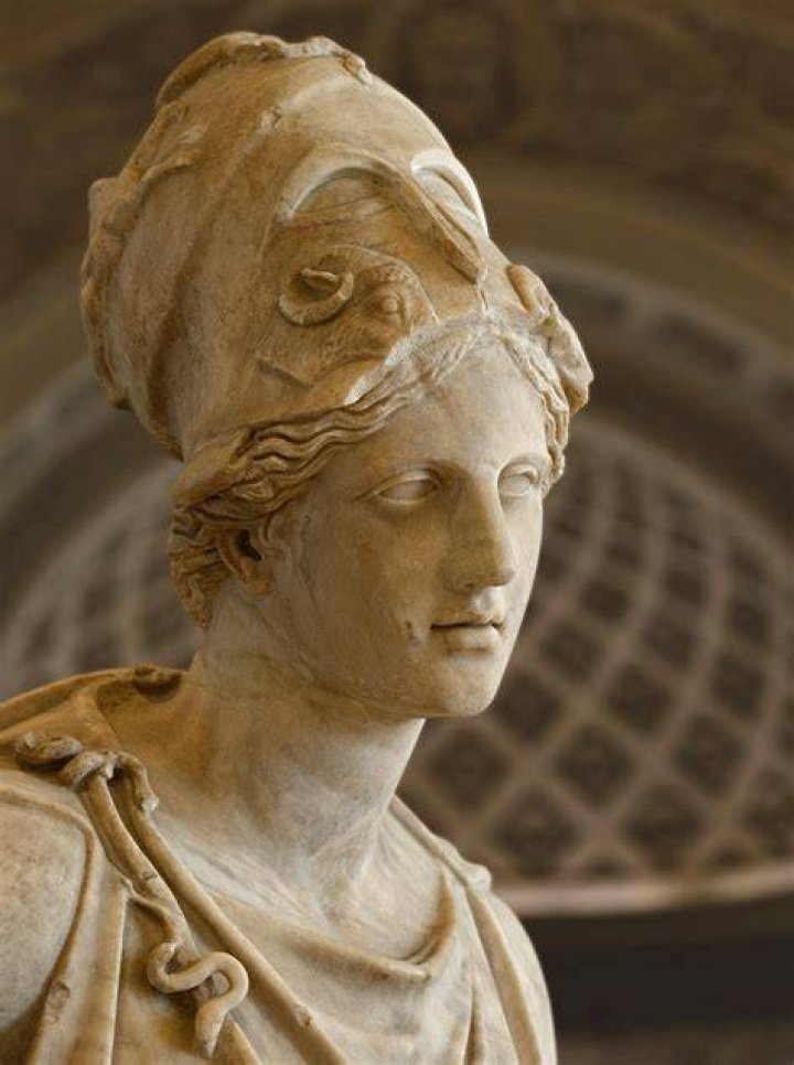 Athena (socalled Athena Mattei ). Parian marble. Roman (?) copy ca