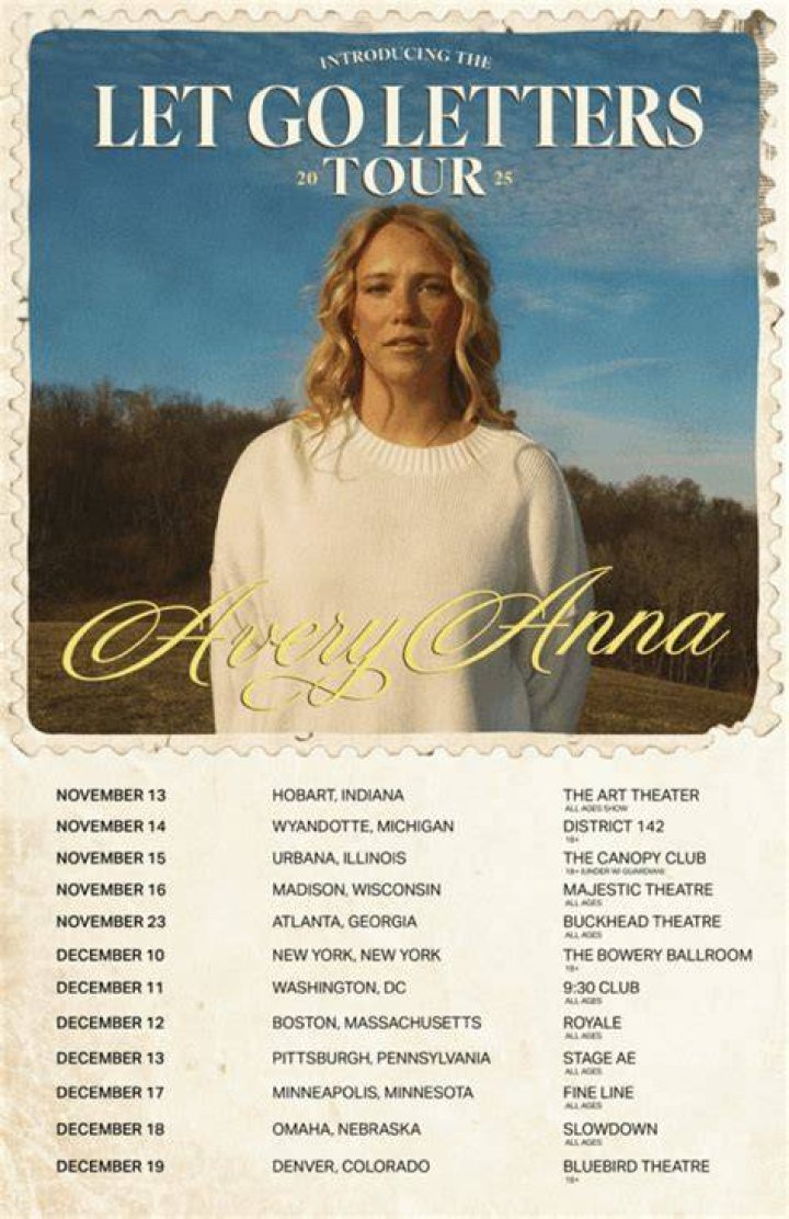 Avery Anna Tour 2024 Fara Oralla