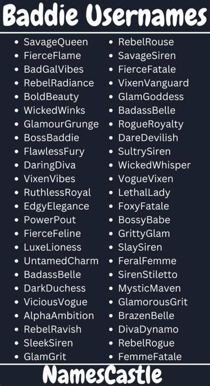 Baddie Usernames For Discord Draggolia