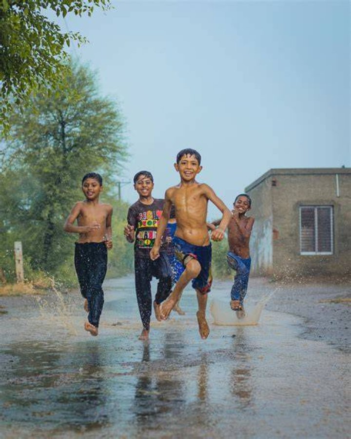 barefoot boys