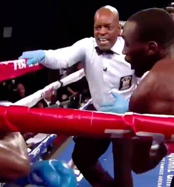 Boxing referee Steve Willis&rsquo; facial expressions are more entertaining