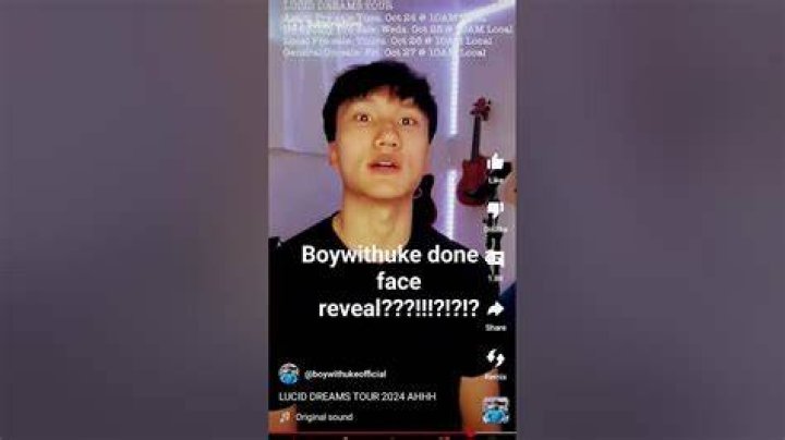 boywithuke face reveal YouTube