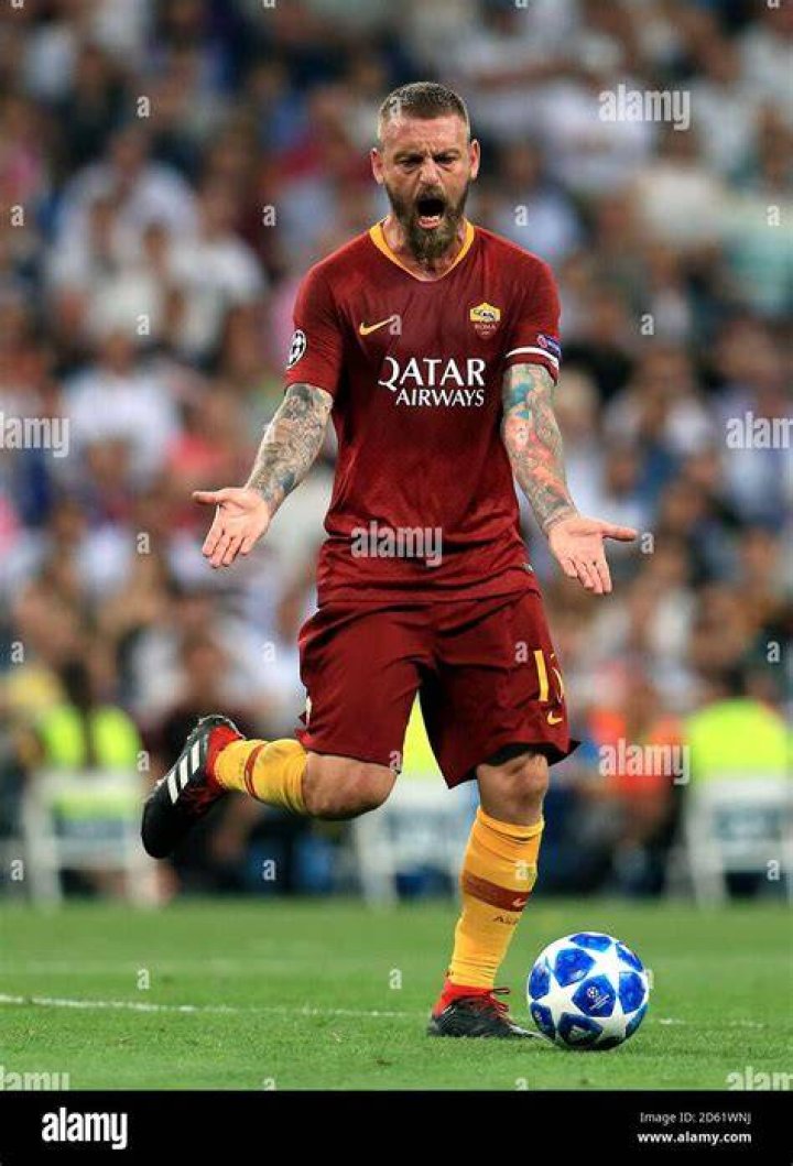 Daniele de Rossi Former Roma and Italy midfielder takes charge at