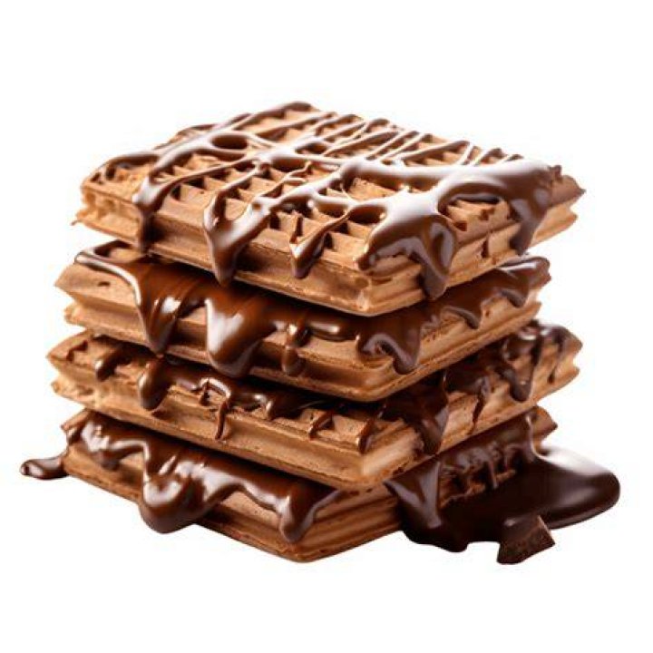 Dessert Waffles, Png, Chocolate, Ultralight, Cartoon, Stickers