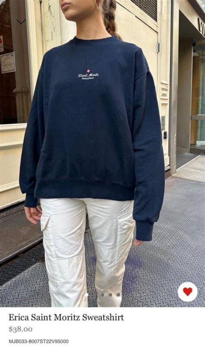 Discover The Allure Of The Erica Saint Moritz Sweatshirt