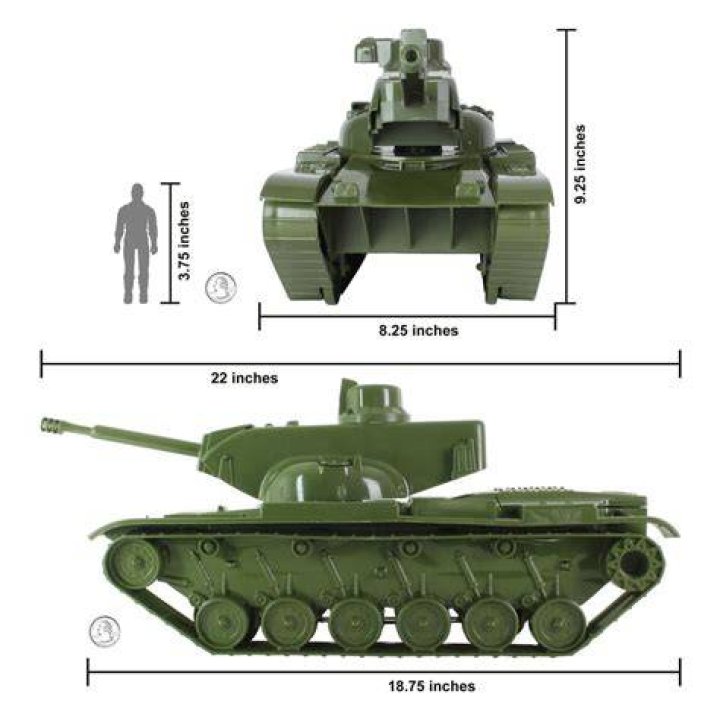 Dominator M60A2 Battle Tank Olive Green 74211 Tim Mee