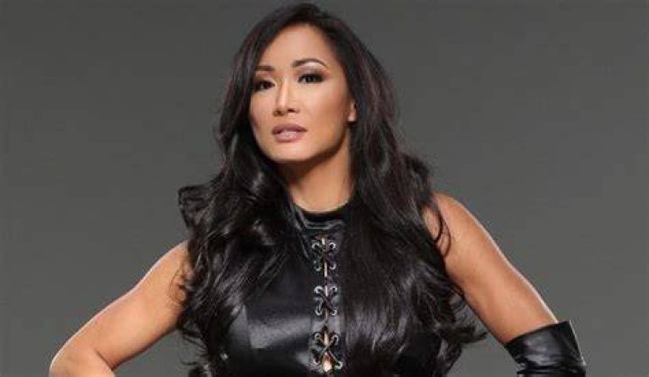 Female wrestling legend Gail Kim and her husband Food Network chef