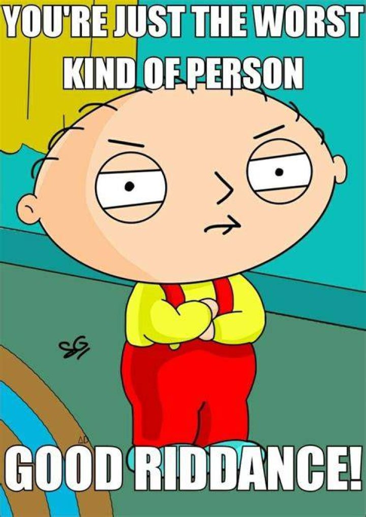 Good riddance!, Stewie Griffin Stewie griffin, Funny pictures, Good
