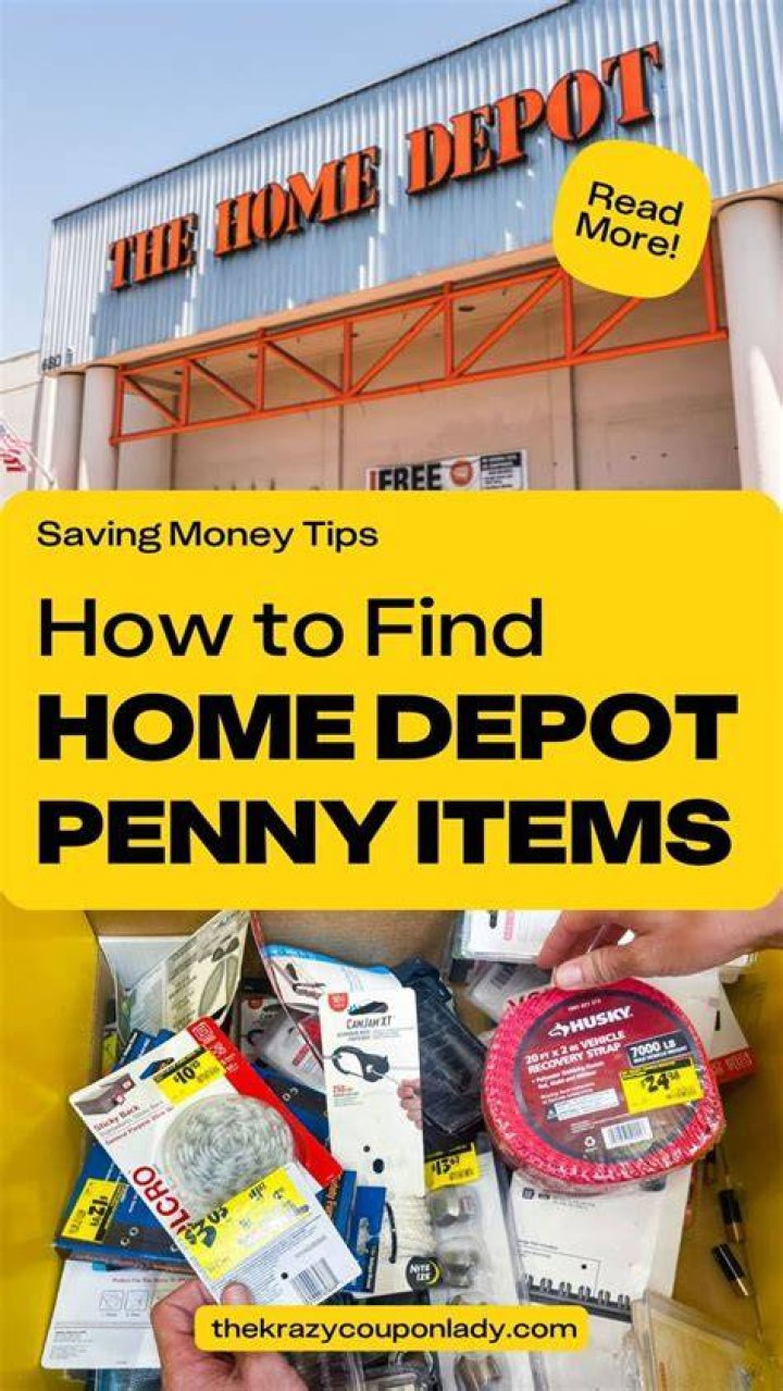 Home Depot Penny List How to Find 0.01 Items The Krazy Coupon Lady