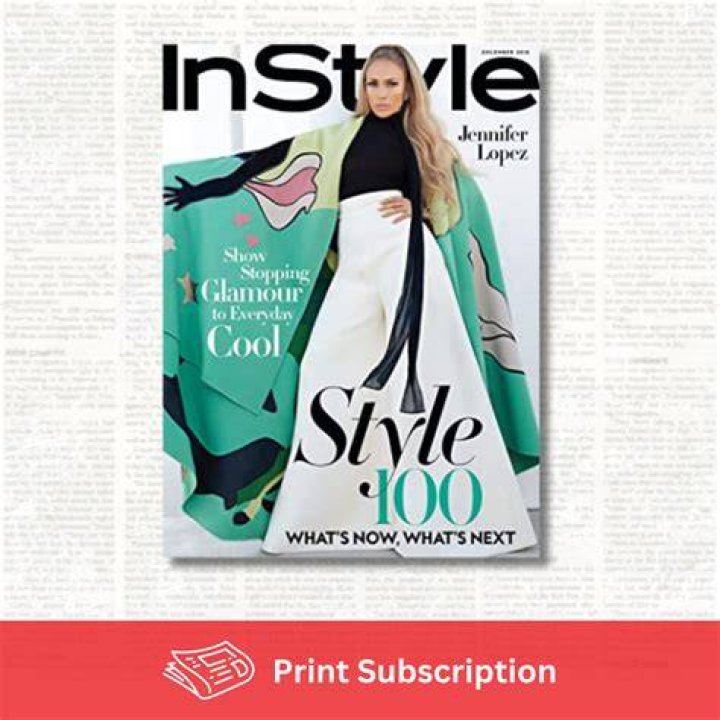 Instyle Magazine Subscription 12 issues 1 Year Etsy