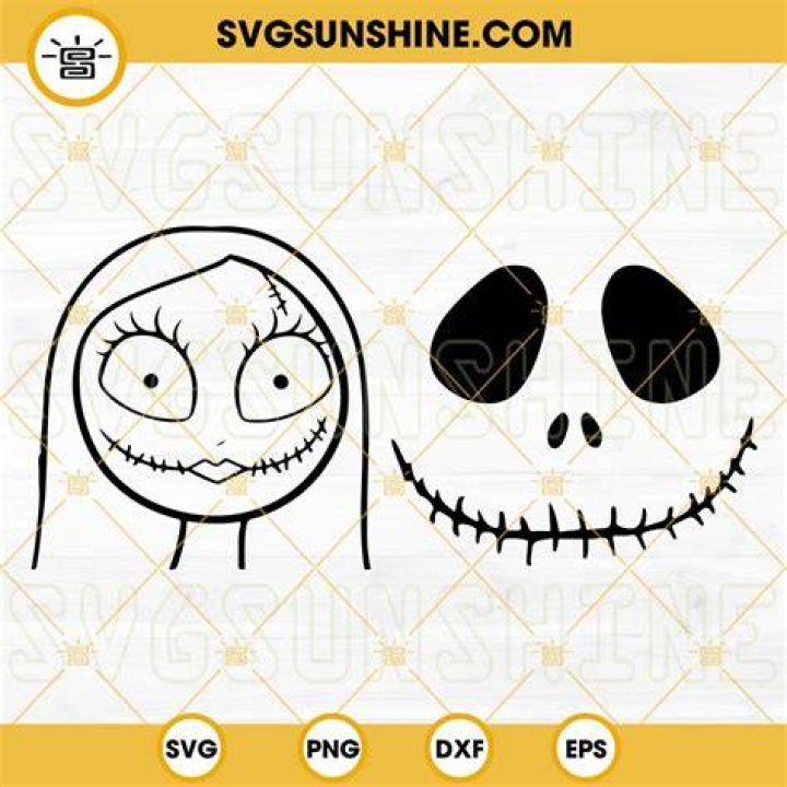 Jack Skellington Face SVG, Sally Face SVG, Oogie Boogie, 44 OFF