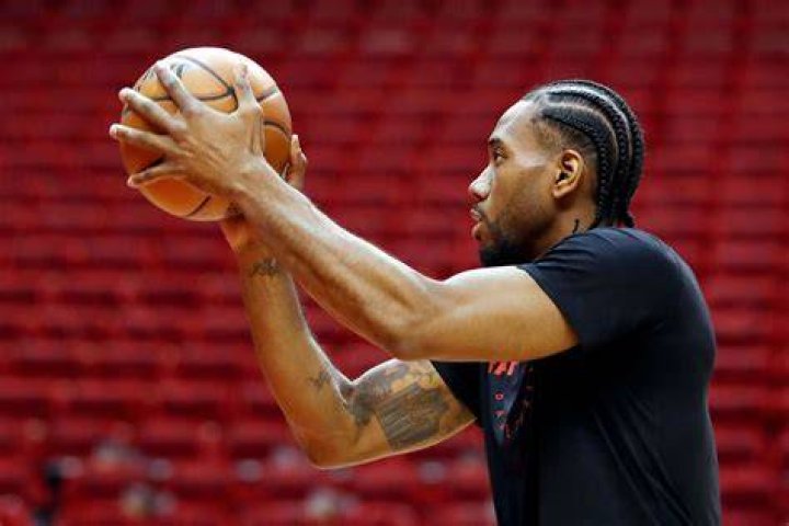 Kawhi Leonard says his hands are so big that he sometimes has trouble