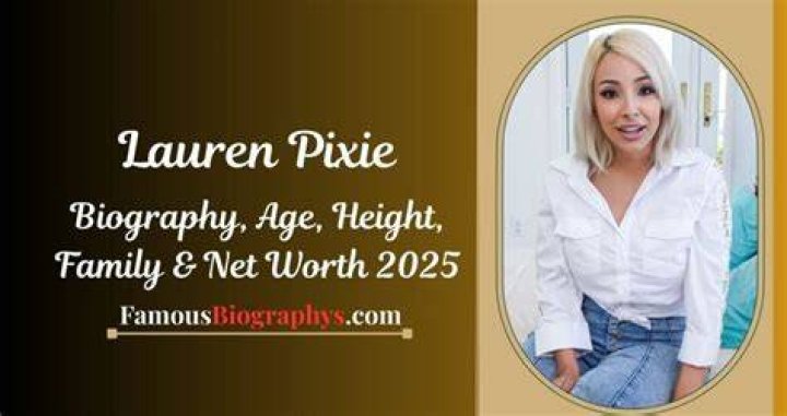 Lauren Pixie Biography, Age, Images, Height, Figure, Net Worth &raquo; Bioofy