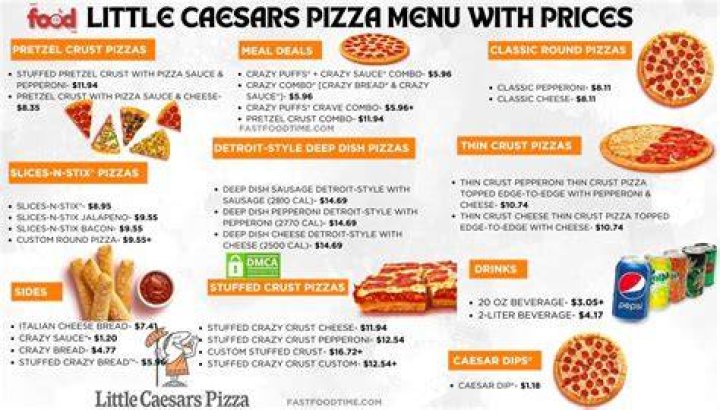 Little Caesars Pizza Delivery Menu Order Online 735 Fulton St W