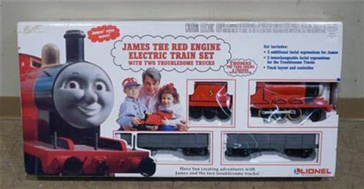 Lot Lionel James The Red Engine Electric Train Set (new in box)