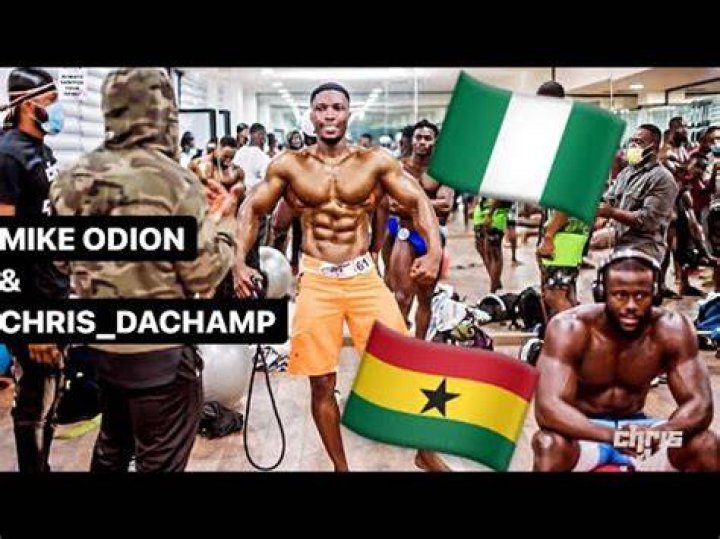 Mike odion Beast muscle show Muscle worship Black muscle teen