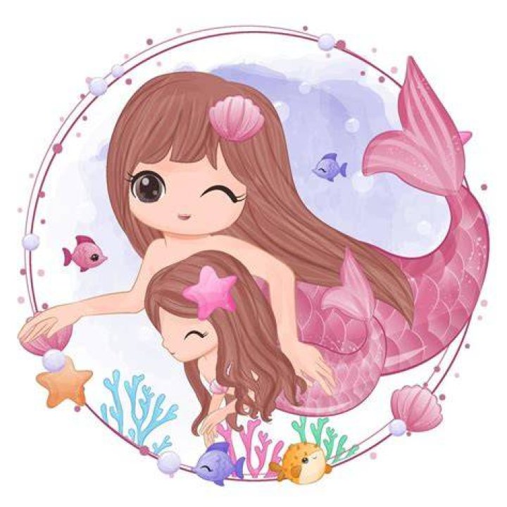 Mommy Mermaid one of my favorite clients al13baba got her mommy