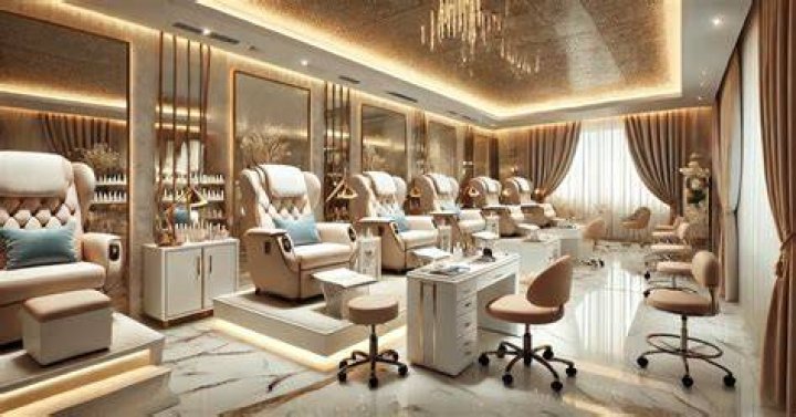 Nail Salons Near Me Now Open nude nails with red outline