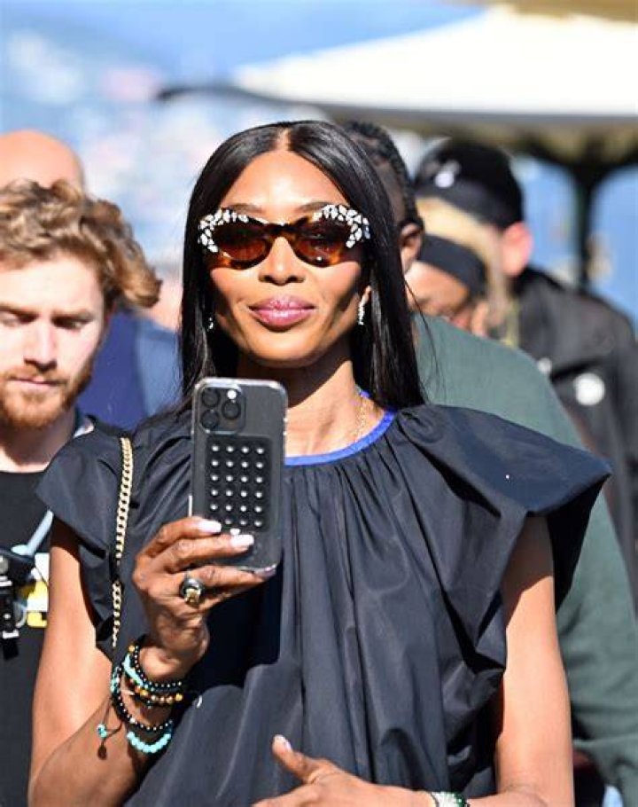 Naomi Campbell is spotted sporting a HUGE diamond ring on her wedding