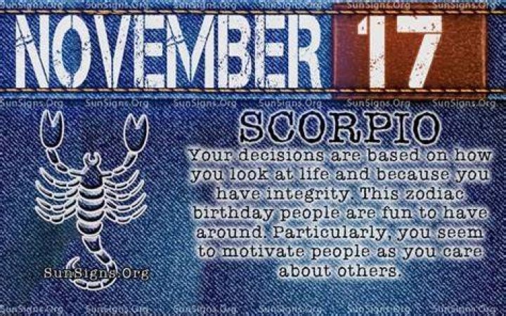 November 17 Zodiac (SCORPIO) Birthday Personality, Birthstone