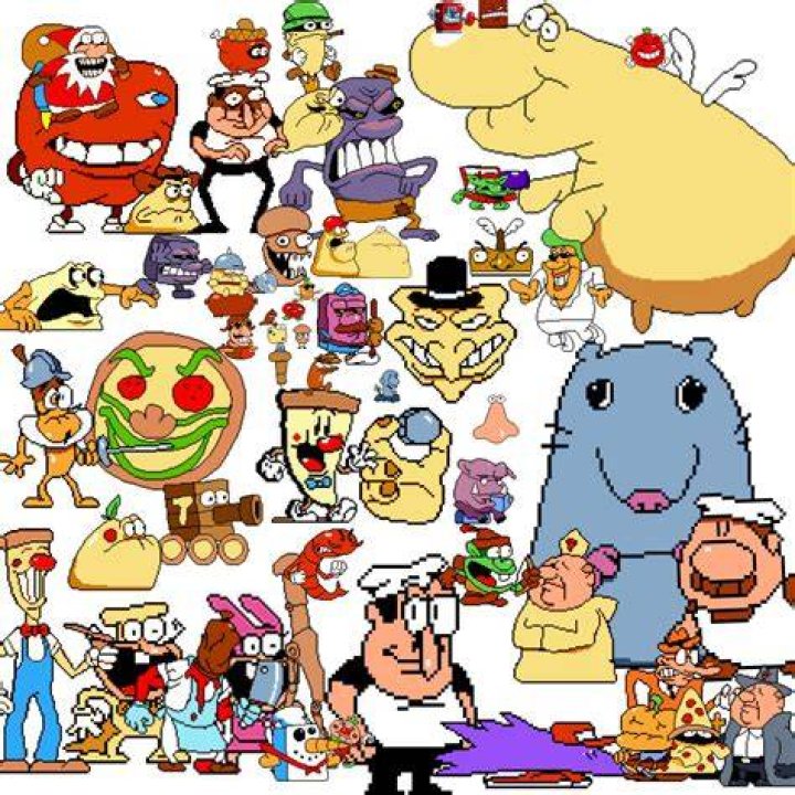 Pizza Tower characters by Deedge64 on Newgrounds