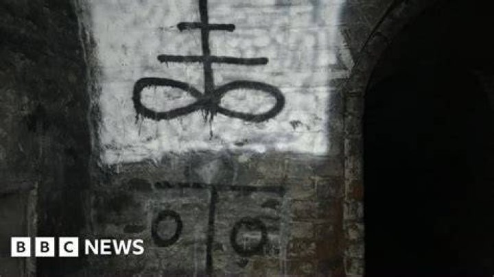 Plymouth Satanic graffiti 'work of pranksters', says Satanist high