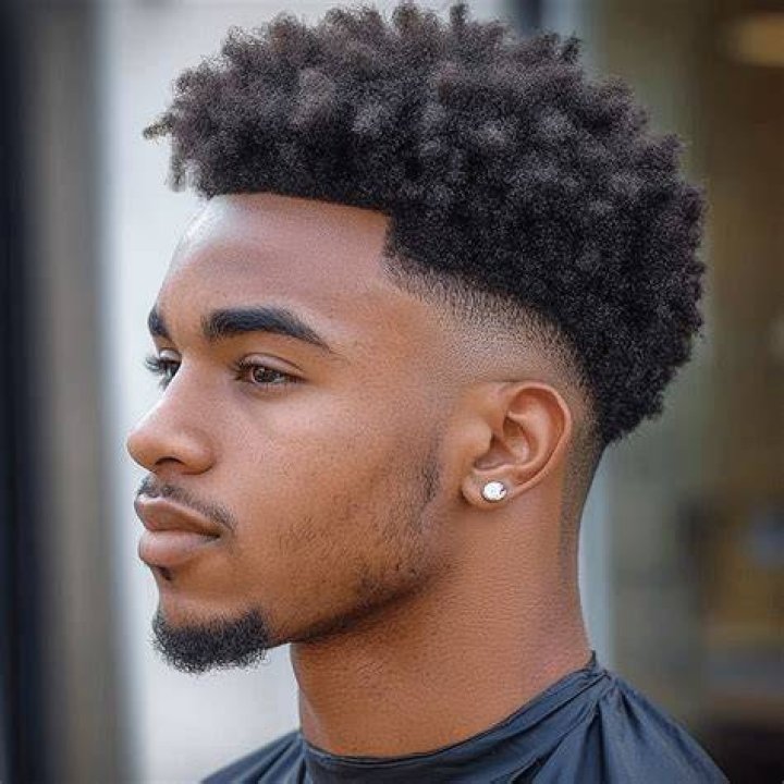 &radic; Fade Taper Blowout Fade Taper Cortes De Pelo Para Hombre Cachos e