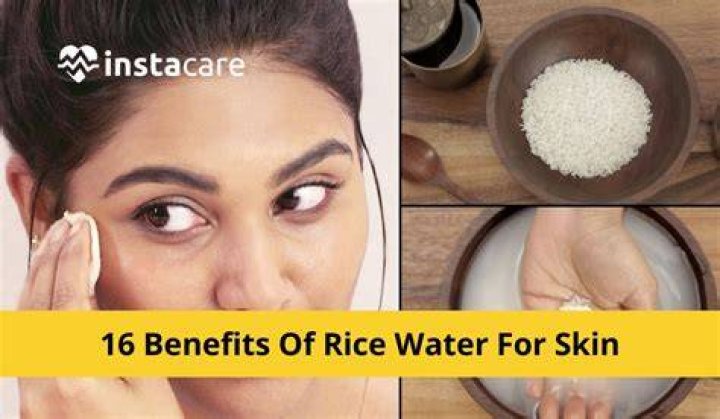 RICE WATER for Face Benefits and how to use on the face to lighten