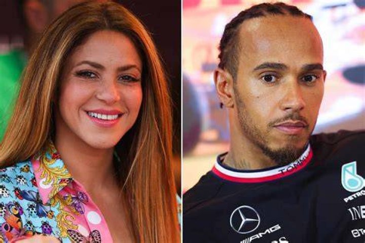 Shakira watches Lewis Hamilton race at Silverstone F1 Metro News