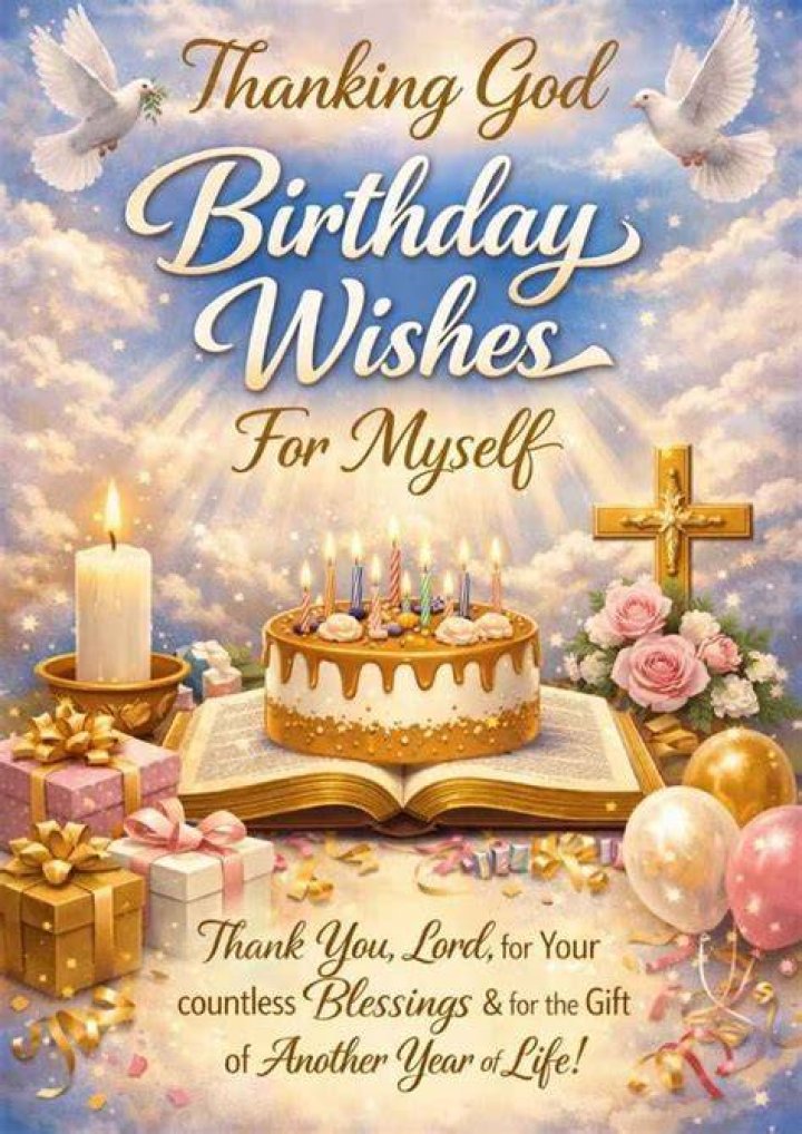 Thanking God Heartfelt Birthday Wishes To Myself Birthday Wishes