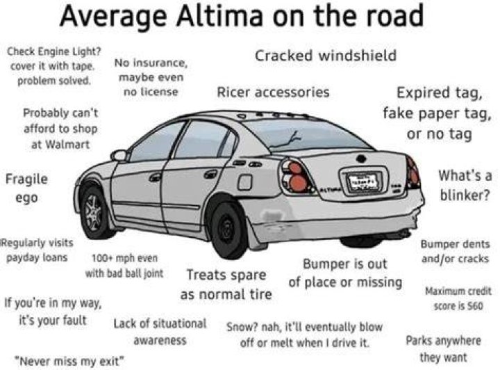 Trashcanpaul Altima drivers be like "yeah I had to install a new