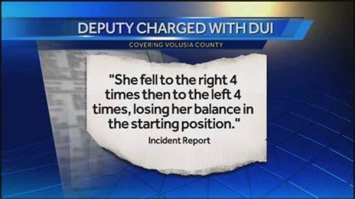 Volusia Co. deputy accused of DUI, child neglect
